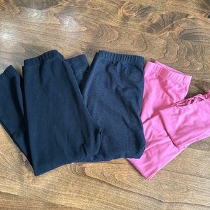 3 pair of leggings